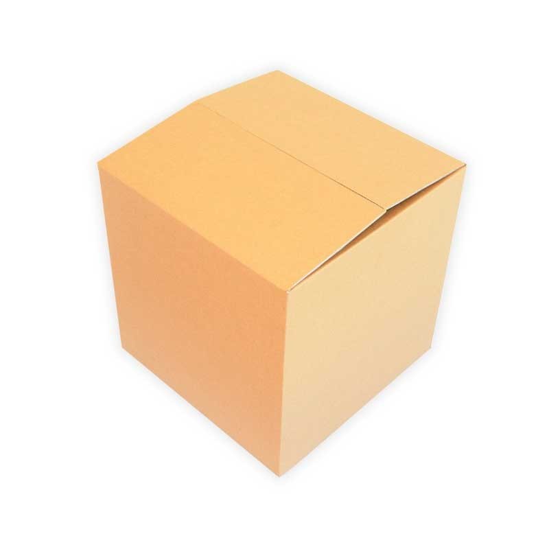 Plain cardboard shop box