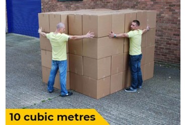 10 cubic meters visualisation for van removals